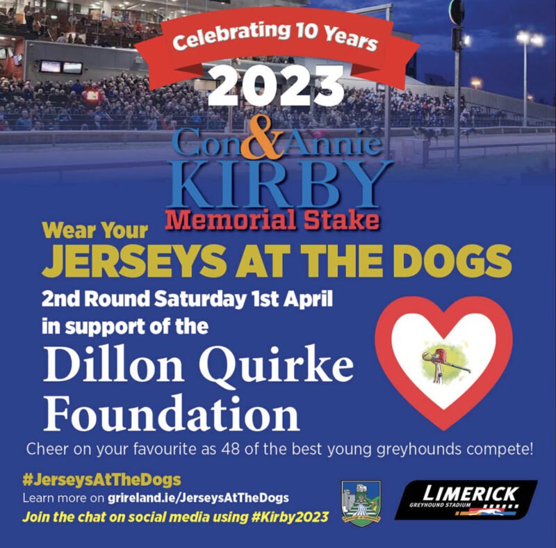 Wear your Jersey at the Dogs this Saturday evening in support of the
