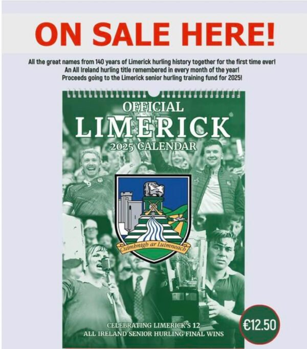 The Official Limerick 2025 calendar is now on sale Limerick GAA