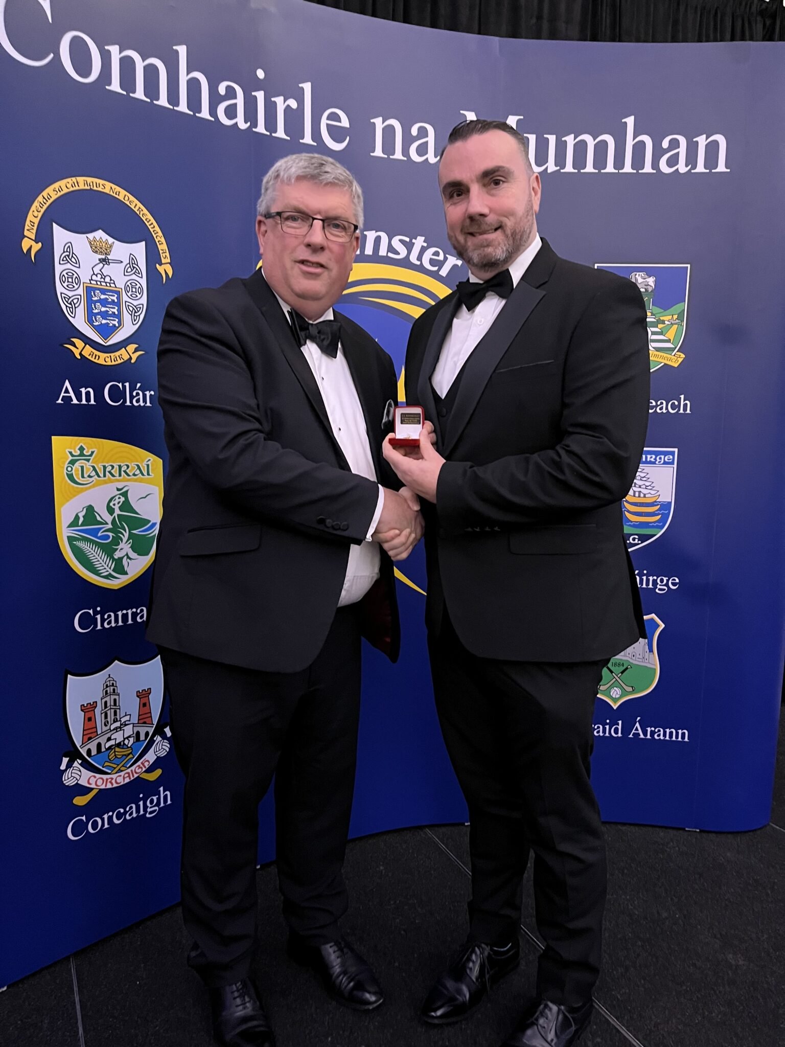 Congratulations to Referee Donnacha O Callaghan on receiving his Munster GAA 2024 Minor Football